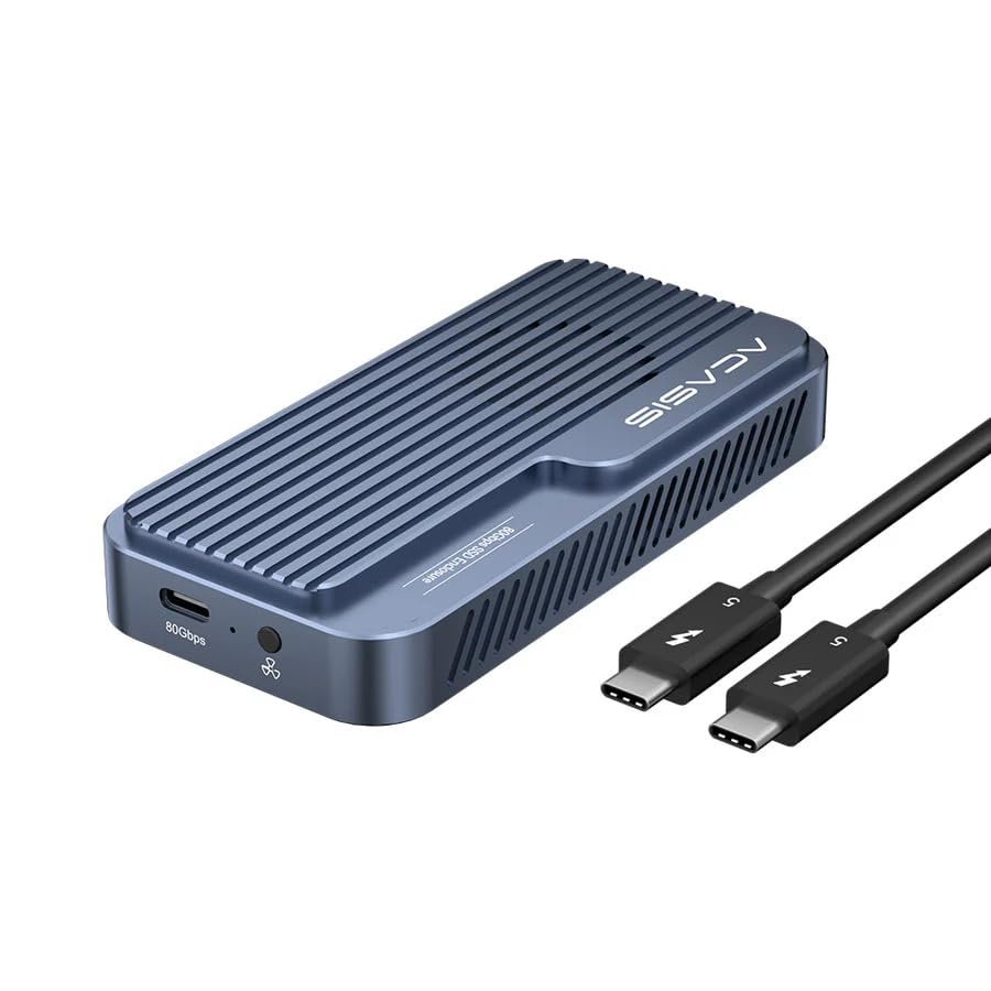 ACASIS TB501Pro/Thunderbolt5 SSDエンクロージャー ACASIS 80Gbps M.2 NVMe SSD Enclosure with Certified JHL9480
